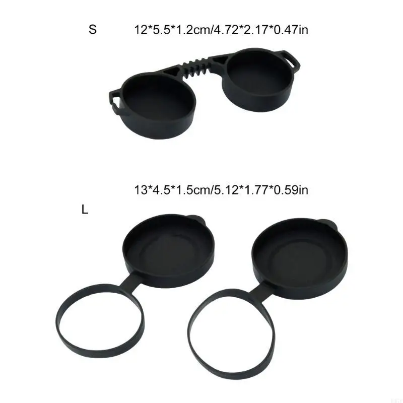 587F Binoculars Dust Covers in Silicone for Lens Size 42 45mm / 62 65mm