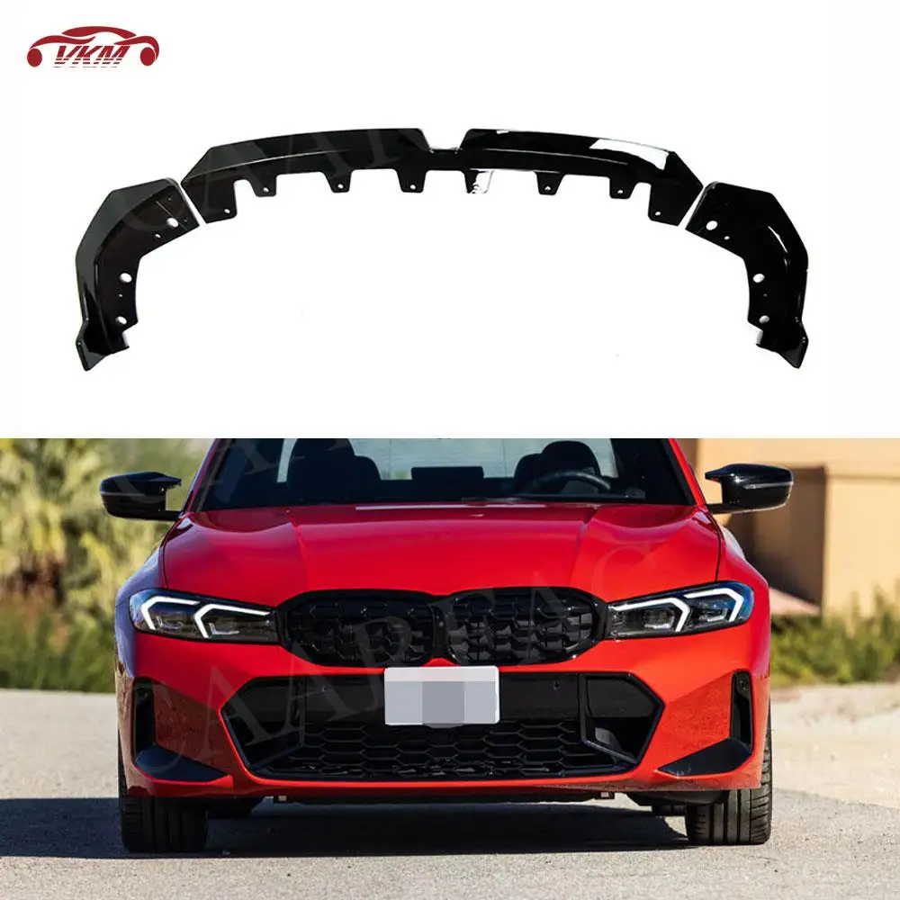 Paraurti Anteriore Spoiler Guard Chin Splitter Per Bmw Serie 3 G20 G28 M340I 2023 + Abs Copertura Decorativa Kit Carrozzeria Accessori