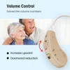 JINGHAO Rechargeable Hearing Aids BTE Ear Aids Hearing Amplifier Behind The Ear Sound Enhance Device Local Stock 5