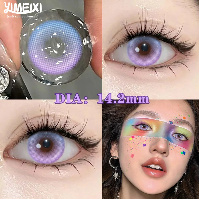Vibrant Anime-Inspired Colored Contact Lenses