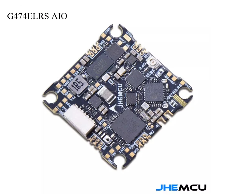 JHEMCU F411ELRS AIO Carte de Vol 1-2S 12A pour Micro FPV