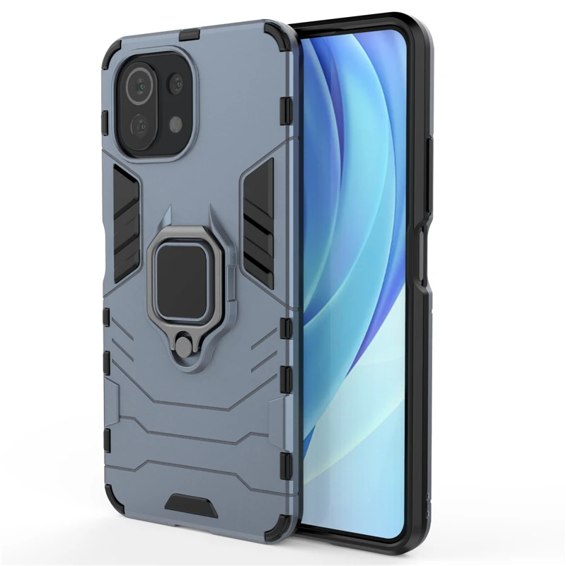 Cover Portafoglio Per Xiaomi 11 Lite 5G NE/4G/5G – Pelle PU Con 9 Slot Carte, Chiusura Magnetica, Funzione Supporto, Elefante