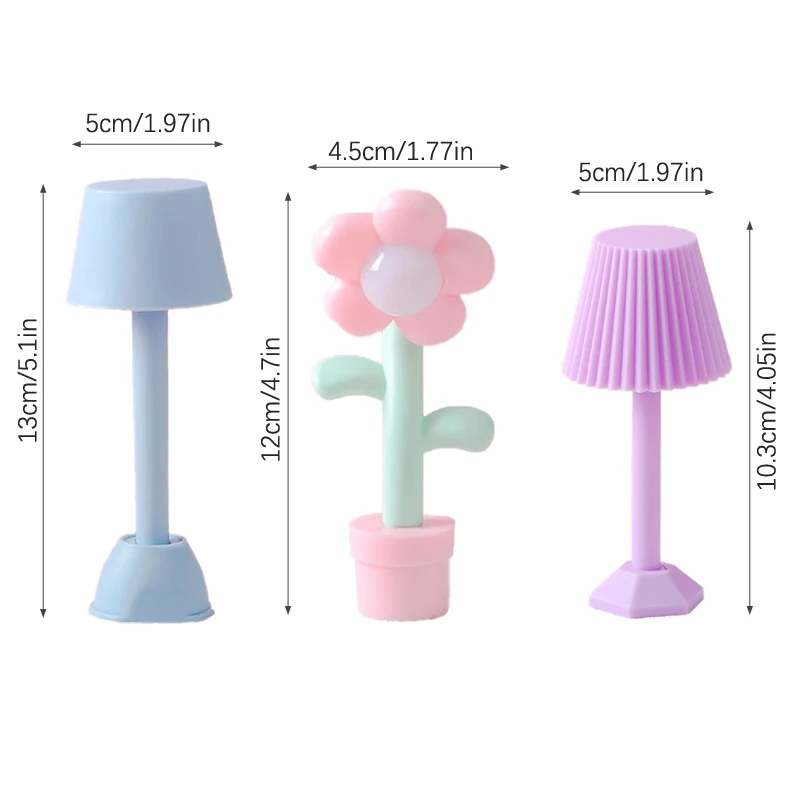 Veilleuse l'inventaire à LED pour maison de courses, mini lampe de bureau, éclairage de maison, modèle de décor, accessoires de maison de beurre de jouet, 1:12