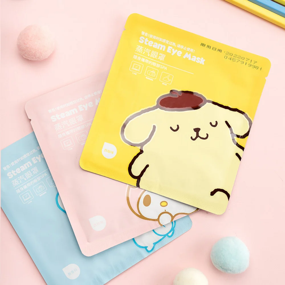 

Sanrio Melody Cute Steam Eye Patch Girls Hot Compress Sleep Fatigue Cartoon Disposable Eye Patch Male Female Kids Birthday Gifts