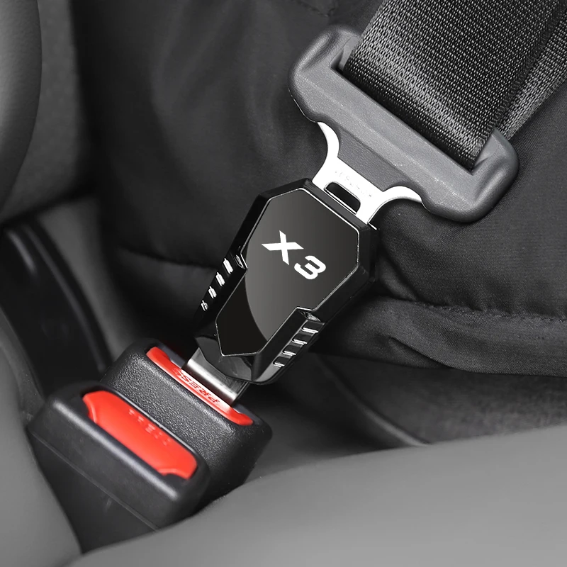 1 pcs Car Seat Belt Clip Extension Plug Metal Seatbelt Extender Accessories for BMW X3