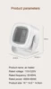 DMWD Electric Heater Mini Portable Desktop Heating Fan Adjustable Air Blower Winter Heating Warm For Home Office 110V/220V 6