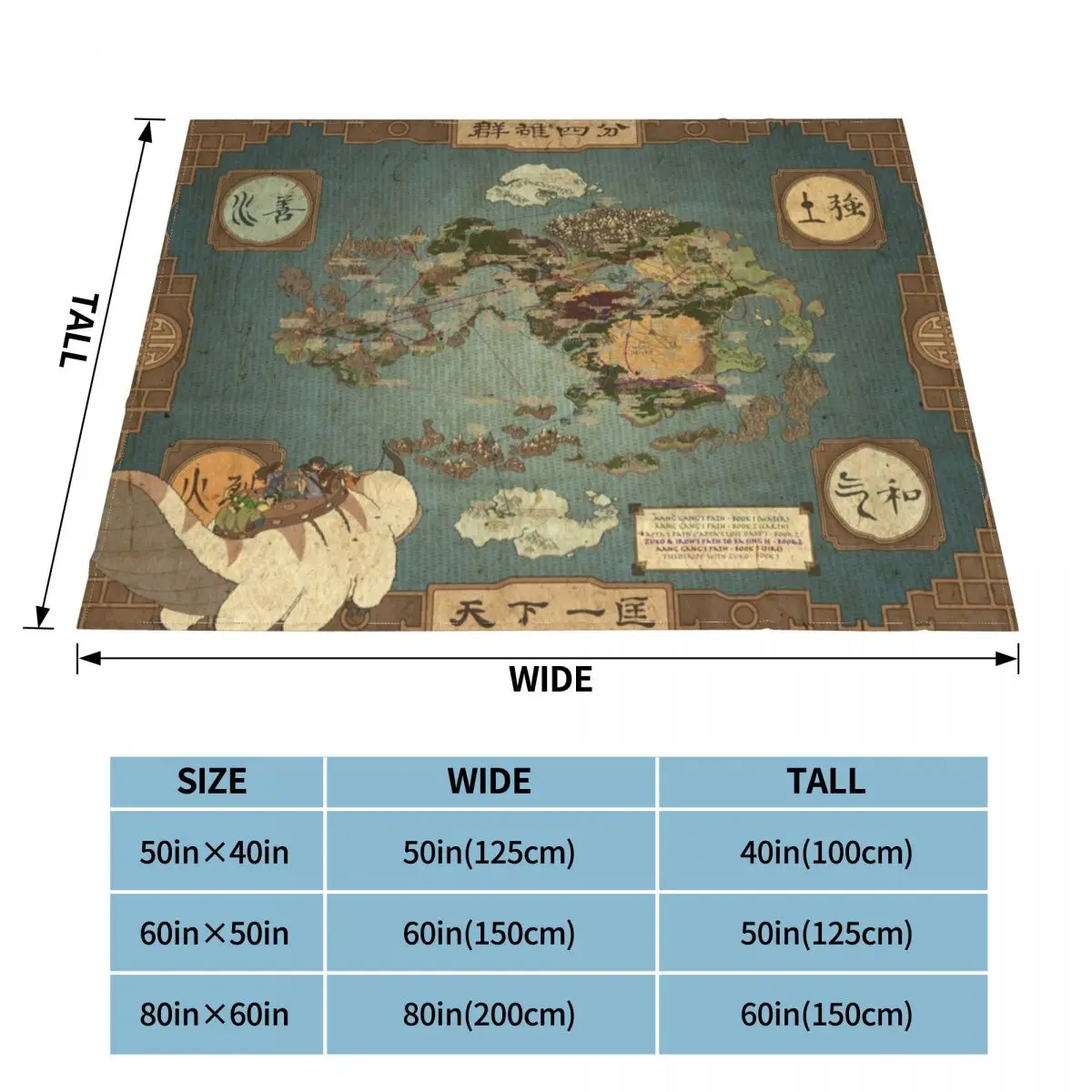 Earth Map Knitted Blanket Ancient Flannel Throw Blanket Bedding Couch Printed Soft Warm Bedspread