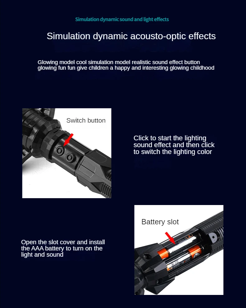 Lightsaber RGB Laser Sword Toys - 01