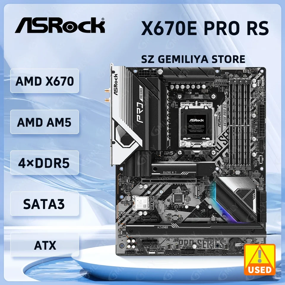 ASRock AMD X670 マザーボード X670E Pro RS Sokcet AM5 DDR5