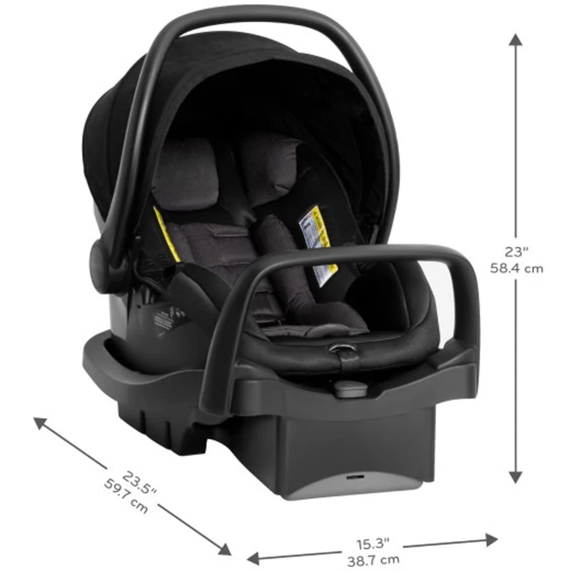 Pivot Suite Travel System with LiteMax Infant Car Seat with Anti-Rebound Bar Dunloe Black 4