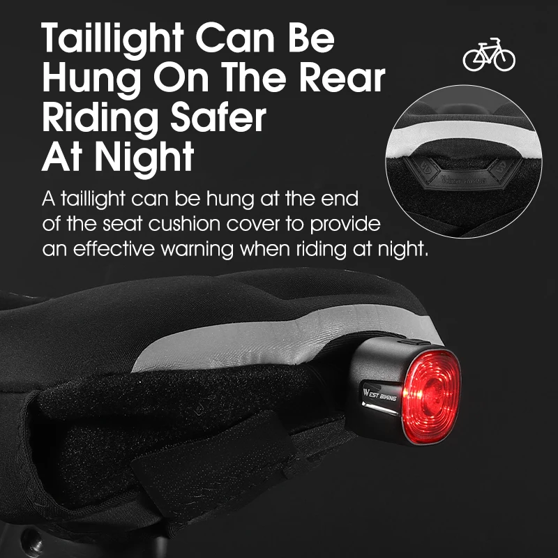 WEST BIKING Bicycle Saddle Cover Silicone Memory Foam High Elastic Cushion Cover Soft Shockproof Seat Cover MTB Bike Accessories