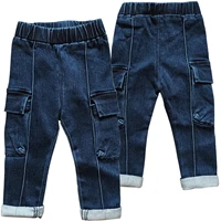 5139 skinny 6M-24M baby jeans boys jeans girls jeans casual soft denim pants 1