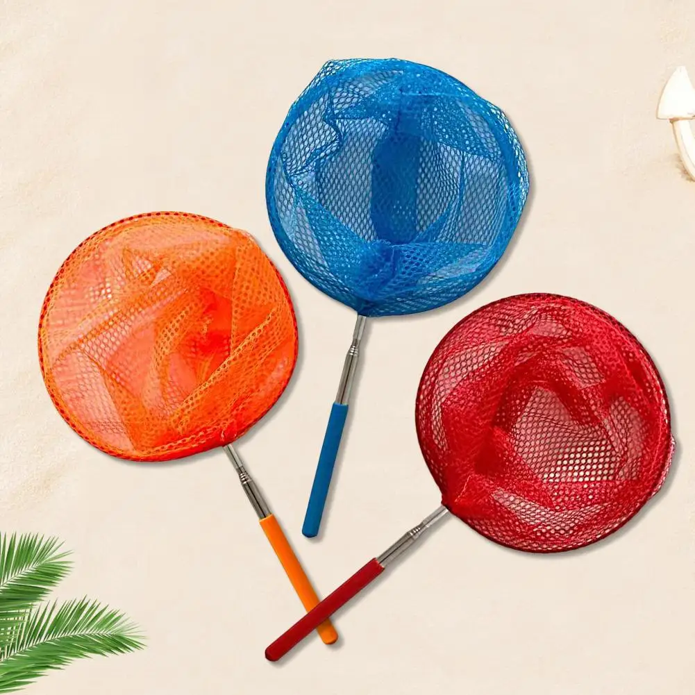 85cm Telescopic Fishing Net Kids Catcher Net Butterfly Fish Insect Catcher Fishing Catching Beach Sand Games Baby Toys fishing net fishing landing net insect catching net