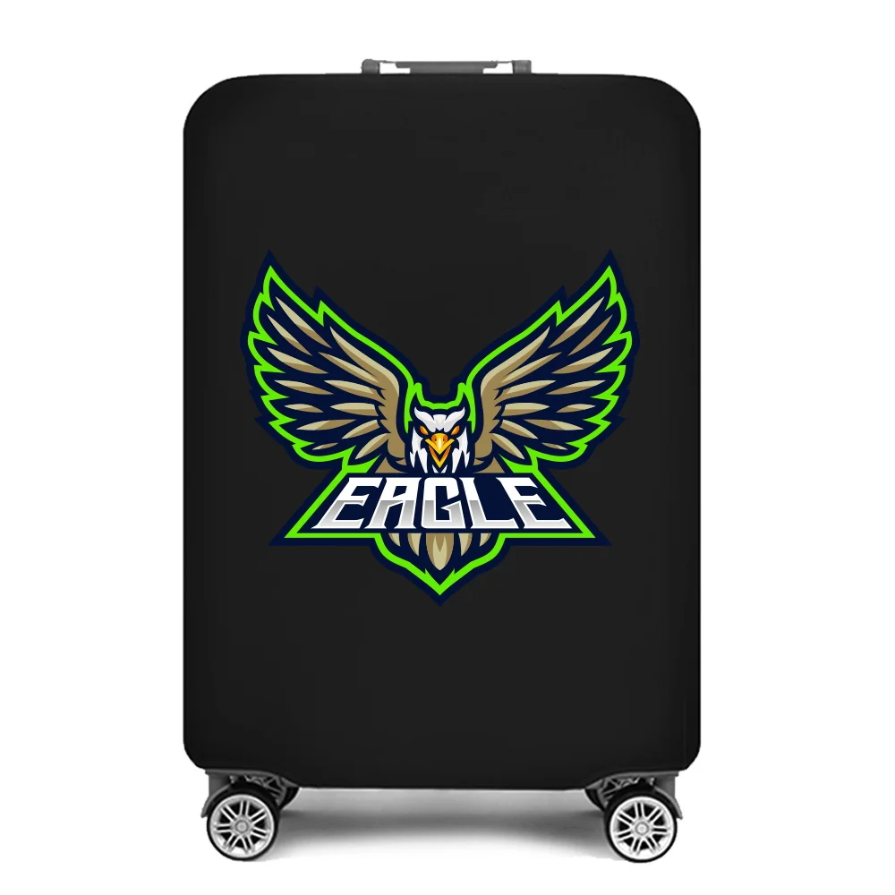 Travel Essentials Luggage Protective Cover for 18-28 Inch Traveling Accessories Trolley Bag Elastic Suitcase Case Teamlogo Print