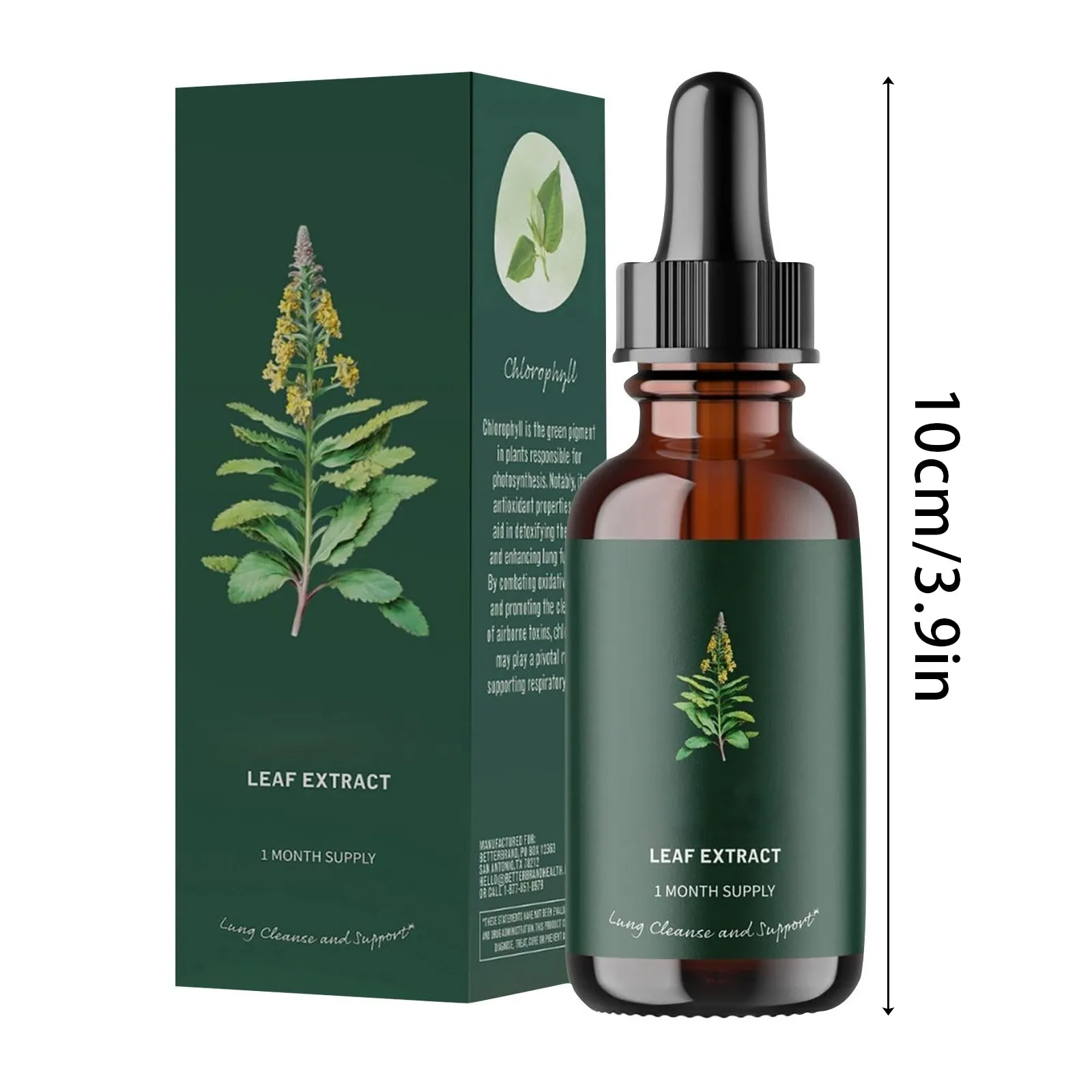 Mullein Leaf Extract Support Nose Cleanse Respiratory Function Healthy Breathing Natural Supplement 30ml 2025 Gift Herbal Inhalation Essence