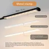 A LED Desk lamp with Clamp, Eye-Caring Clip on Lights for Home Office, 3 Modes 10 Brightness, Long Flexible Gooseneck,Metal 3