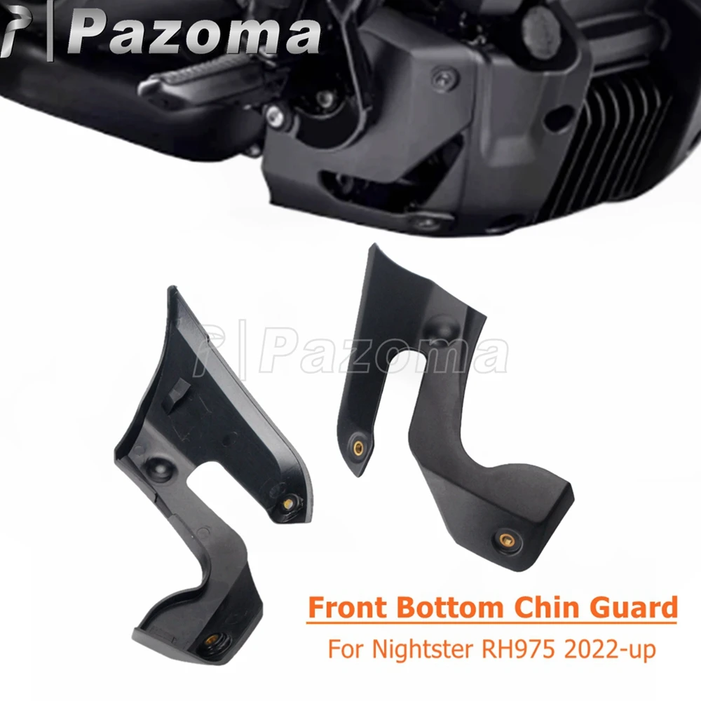 

Left & Right Side Front Bottom Chin Guard For Harley Sportster Nightster RH975 Motorcycle Air Dam Lower Trims Cover 2022-up
