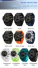 SANDA 6198 Watch Fashion Trend Dual Screen Multi functional Outdoor Sports Multi functional Waterproof Electronic Men's Watch 6