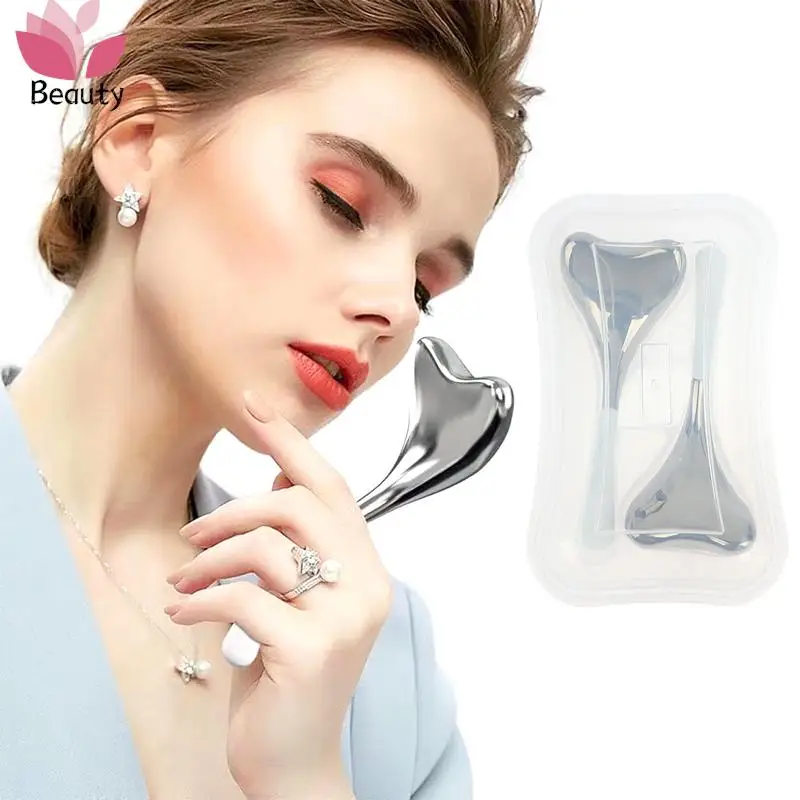 

2Pcs/Box Ice Globes Facial Skin Care Freeze Tools Stainless Steel Face Beauty Cryo Roller Cooling Massage Spa Ball Cryo Sticks