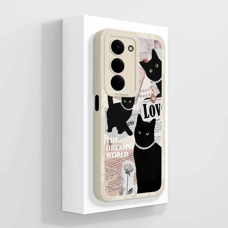 Cartoon Astronaut Kitten Fall Prevention High-Quality Case