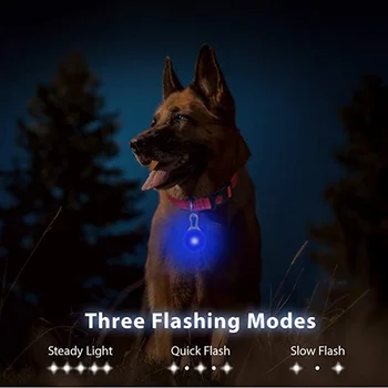 LED Rechargeable Dog Collar Pendant 3