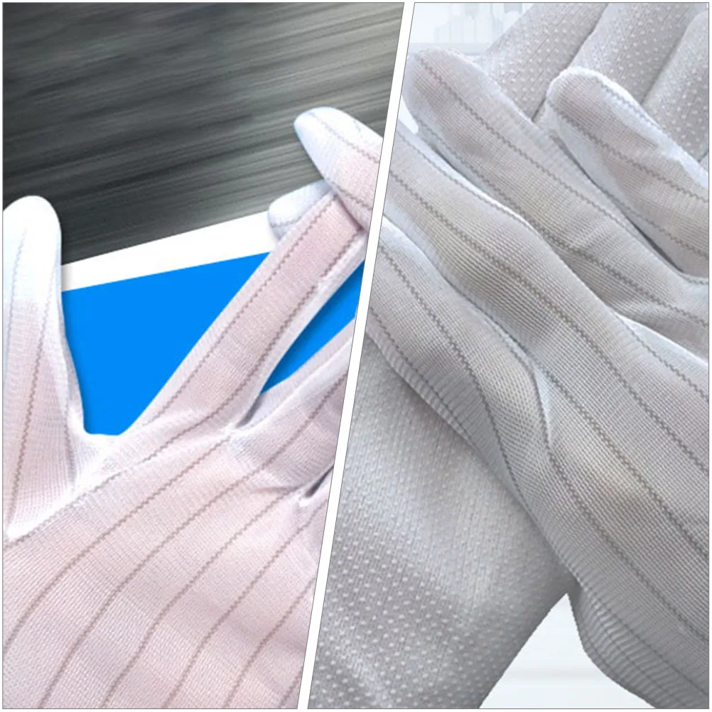 10 Pairs Working Gloves Anti-static Electronics Installation Protection Fiber Repair Installation