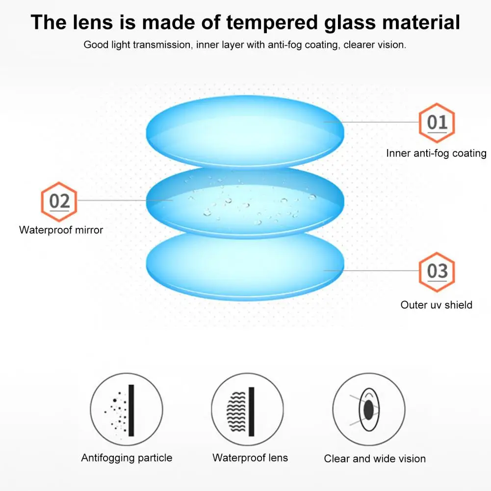 Swim Eyewear Swimming Goggles Professional Anti fog Swim Goggles with Uv Wide View for Men Women for Leak free
