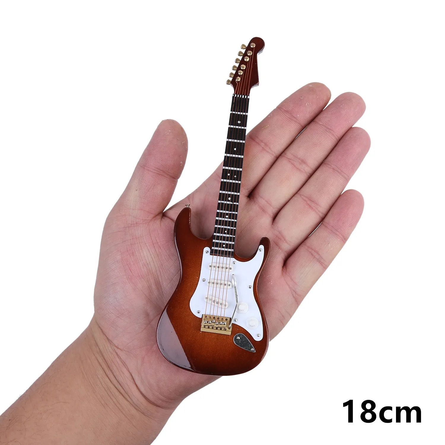 Mini Guitarra modelo Musical en miniatura, instrumento Musical, modelo de exhibición miniatura, guitarras y estuche de calidad - AliExpress