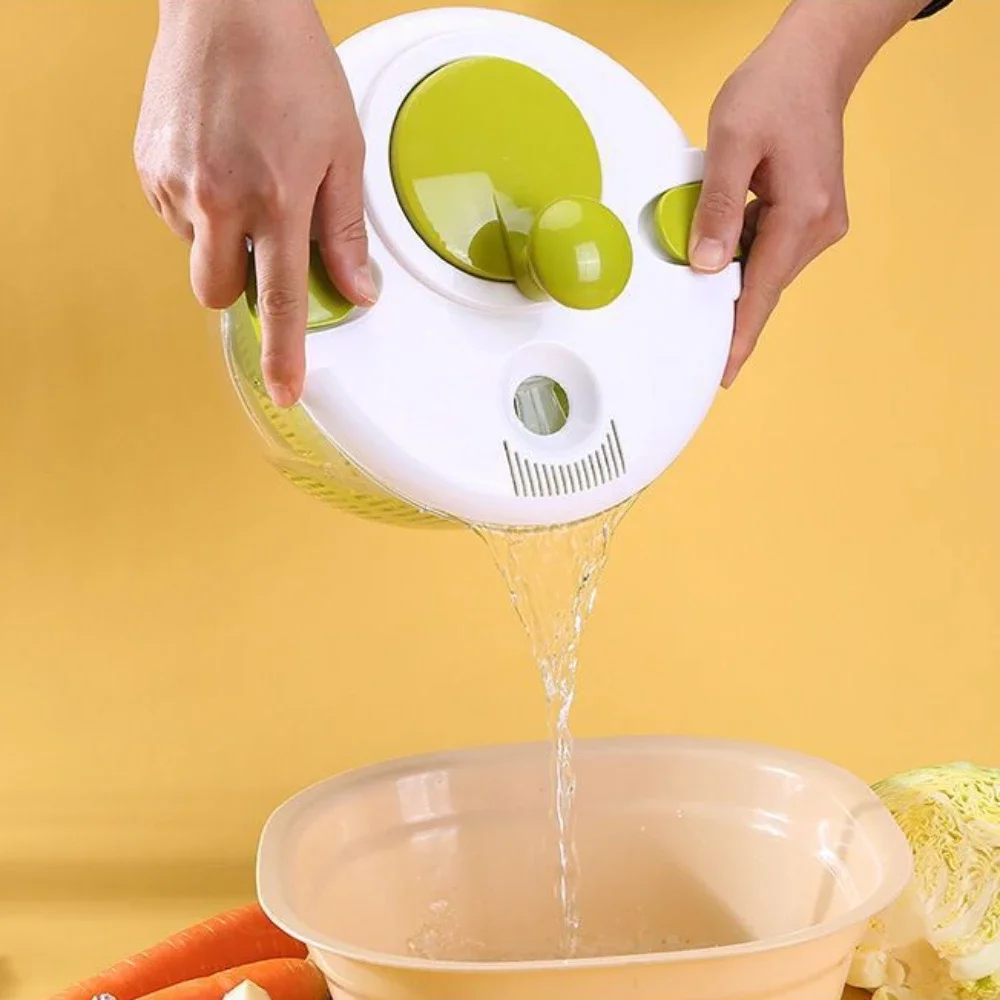 Home Salad Spin Dehydrator Fruit Drain Basket Hand Cranked Vegetable Dryer Food Dehydrator Kitchen Accessories kitchen items
