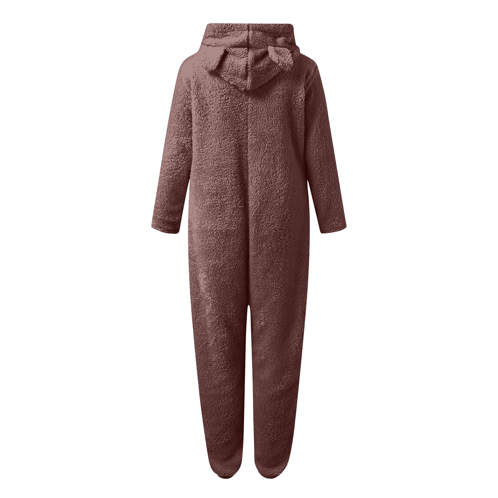 Herbst Winter kinder Pyjamas Mädchen Verdickte Mit Kapuze Overall Nette Mit Kapuze Lange Ärmeln Zipper Plüsch Warme Hause Kleidung – Detail 34