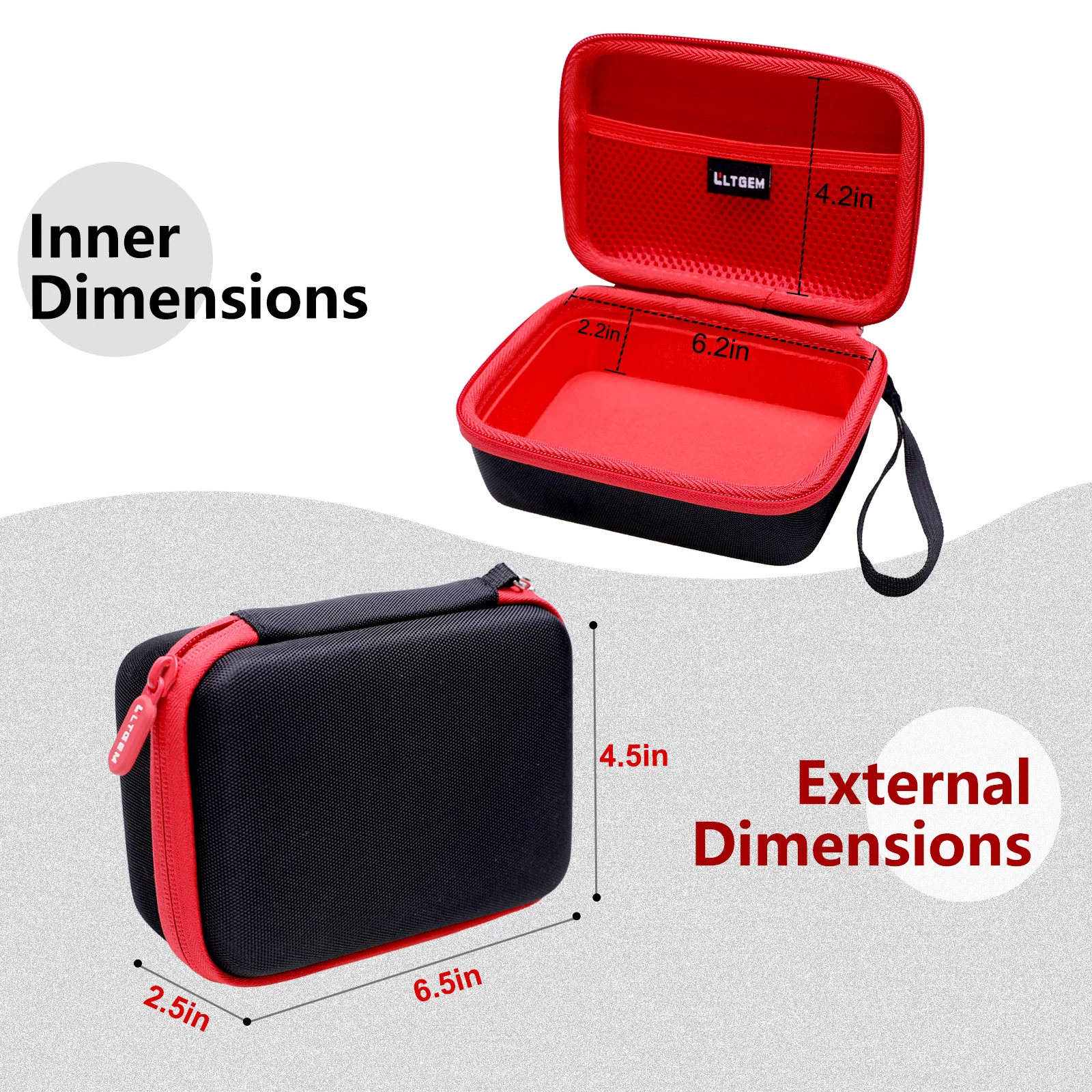 LTGEM EVA Hard Case for BESTEK 300W Power Inverter 3