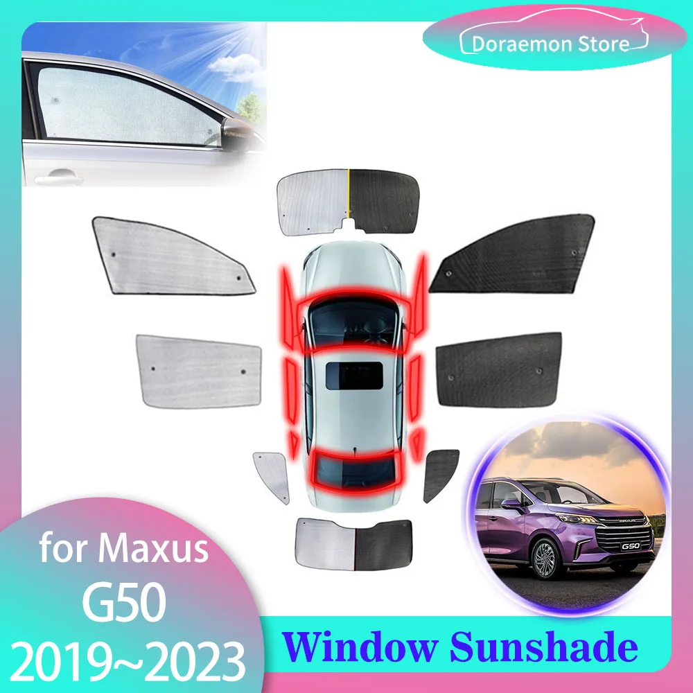 

Full Coverage Sunshades for Maxus G50 2019~2023 Rear Windshields Sun Protecti Curtains Front Side Windows Visor Mats Accessories