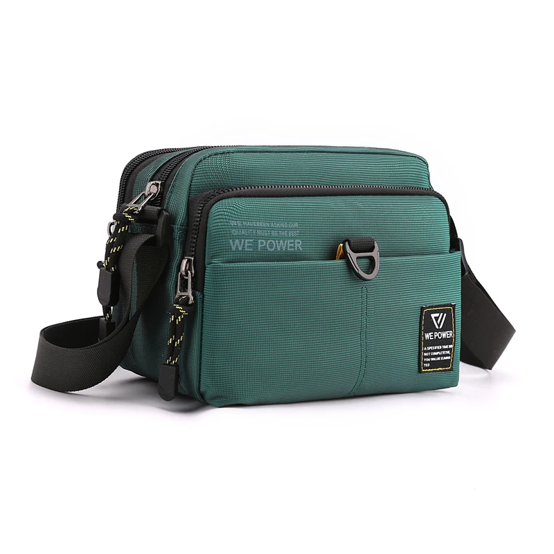 

Fashion Design Men's Bag High Quality Oxford Man Messenger Bag Crossbody Hobos Bags 3 Layers Design Men's Handbag Shoulder Bag