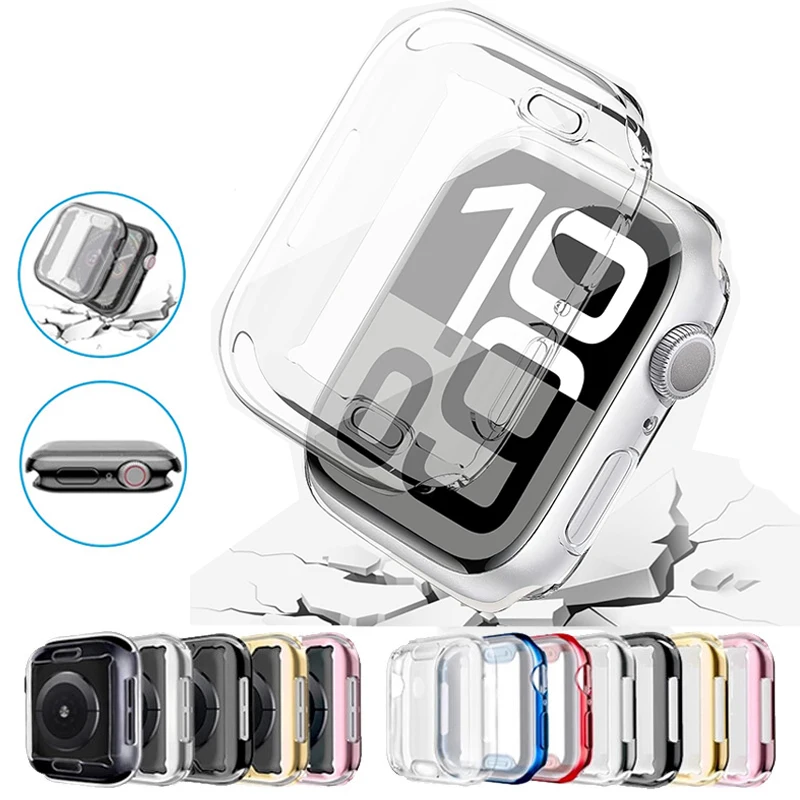 Premium TPU Bumper Cover Screen Protector for Apple Watch - iWatch Accessory