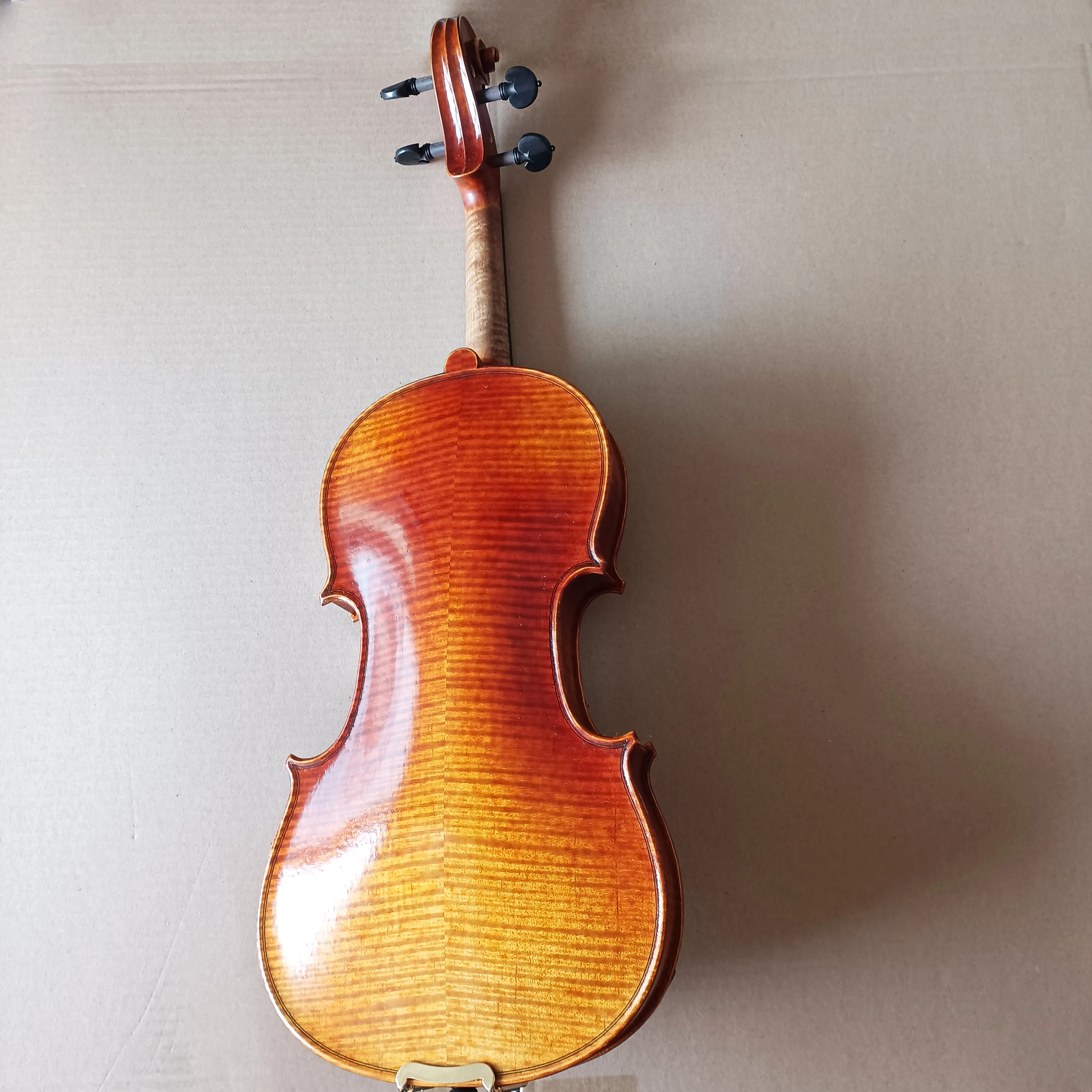 over 30 years tiger patterned maple violin 4/4 Copy Antonio Strarius 1715 European Spruce oil varnish Professional Violin