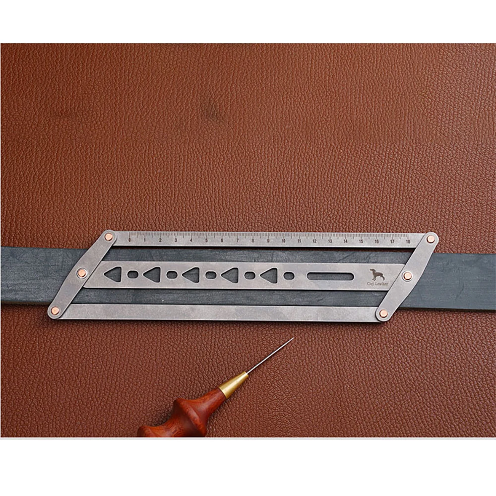 Professional-Leather-Belt-Auxiliary-Positioning-Punch-Ruler-18-48MM ...