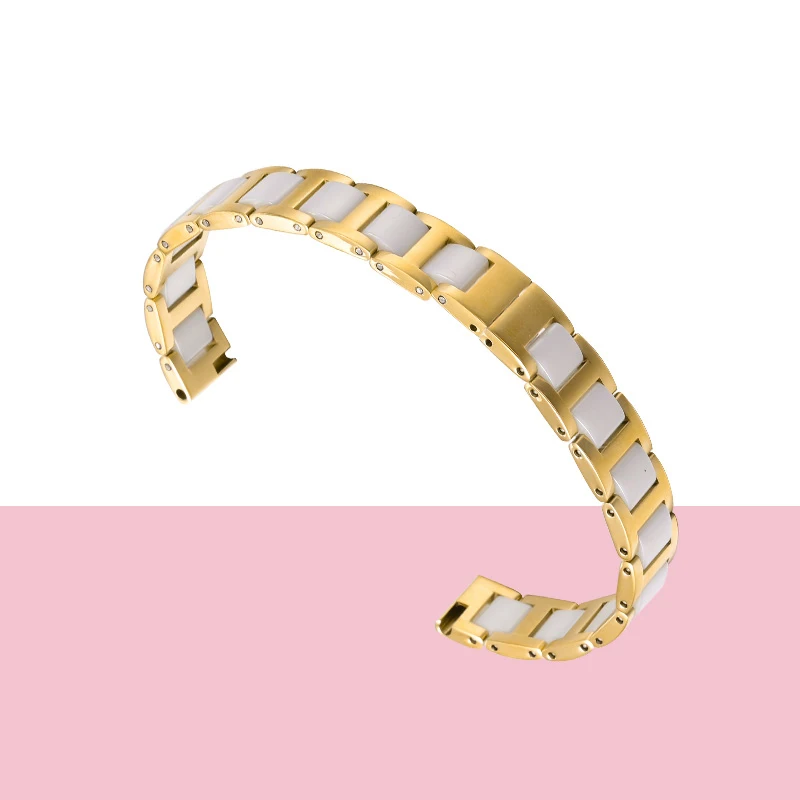 Bracelet Milanais En Acier Inoxydable Pour Montre Femme - Largeurs 8mm à 18mm - Boucle Déployante - Confortable Et Élégant