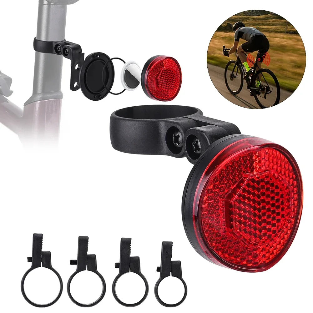 Anti Lost Tracker Anti Lose Tracker GPS Locator Item Locator Anti Lost Locator Mountain Bicycle Rack Light Anti-Theft Cycling Locator Tracker Night Light Positioning Hidden Bike Accessories for AirTag
