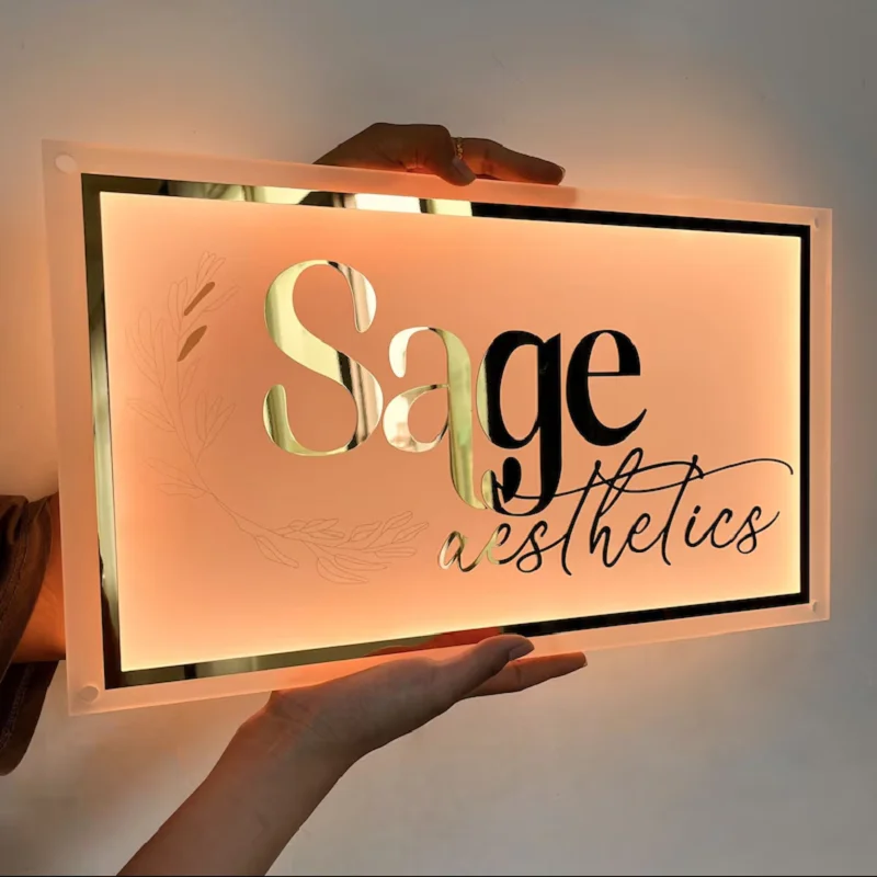Neon Signs Neon Lights Custom Acrylic Business Logo Wall Sign