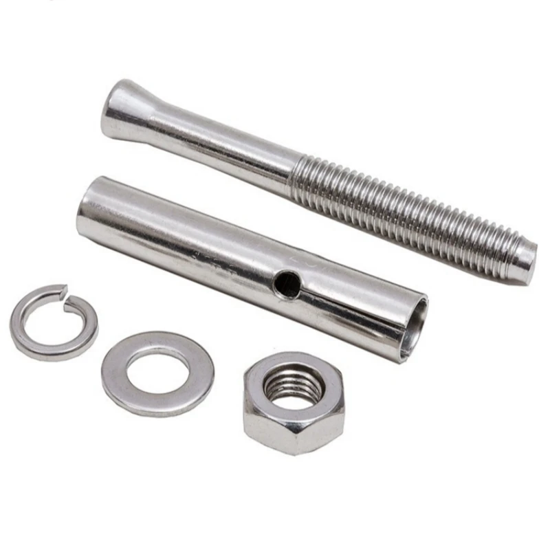 Description Picture 4 of item316 A4 Stainless Steel Expansion Screw Anchors Bolt for Concrete M6 M8 M10 M12 Wall Anchor Screw Fastener