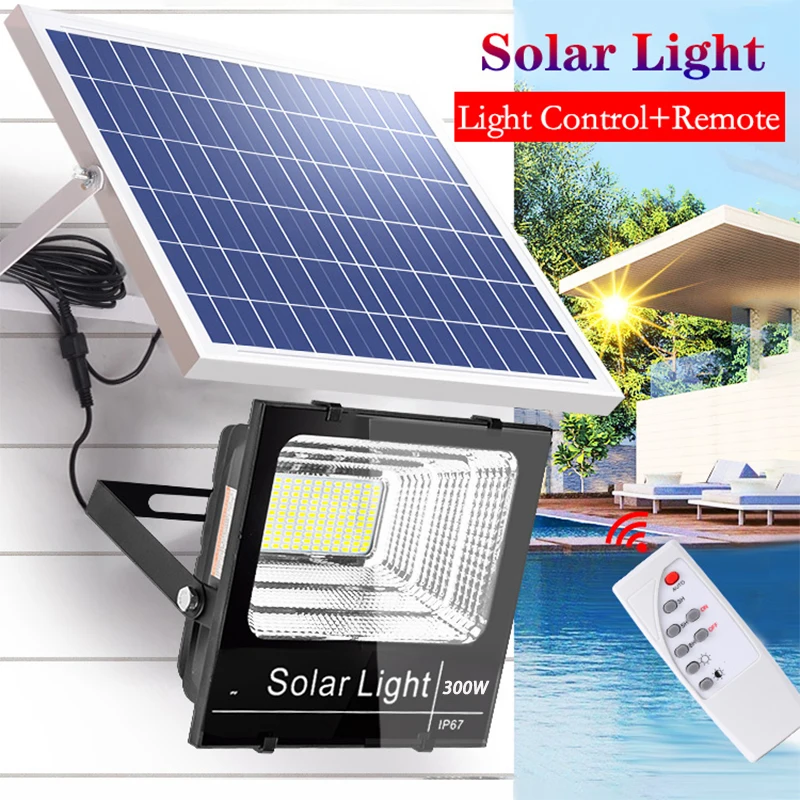 Description Picture 4 of itemOutdoor LED Solar Light Waterproof Floodlight Panel Solar Lamp Foco Led Spotlights Wall Garden Solar Powere Sun Lighting