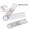 0-140mm 360 Degree Goniometer Angle Medical Spinal Angle Ruler Angle Inclinometer Ruler Protractor Angle Finder Measuring Tool 1