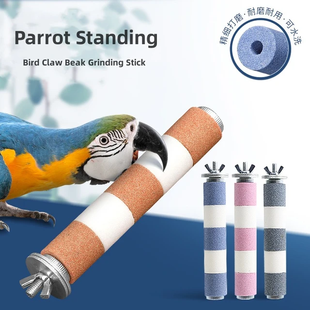 Bird Claw Beak Grinding Bar Standing Stick Parrot Station Pole