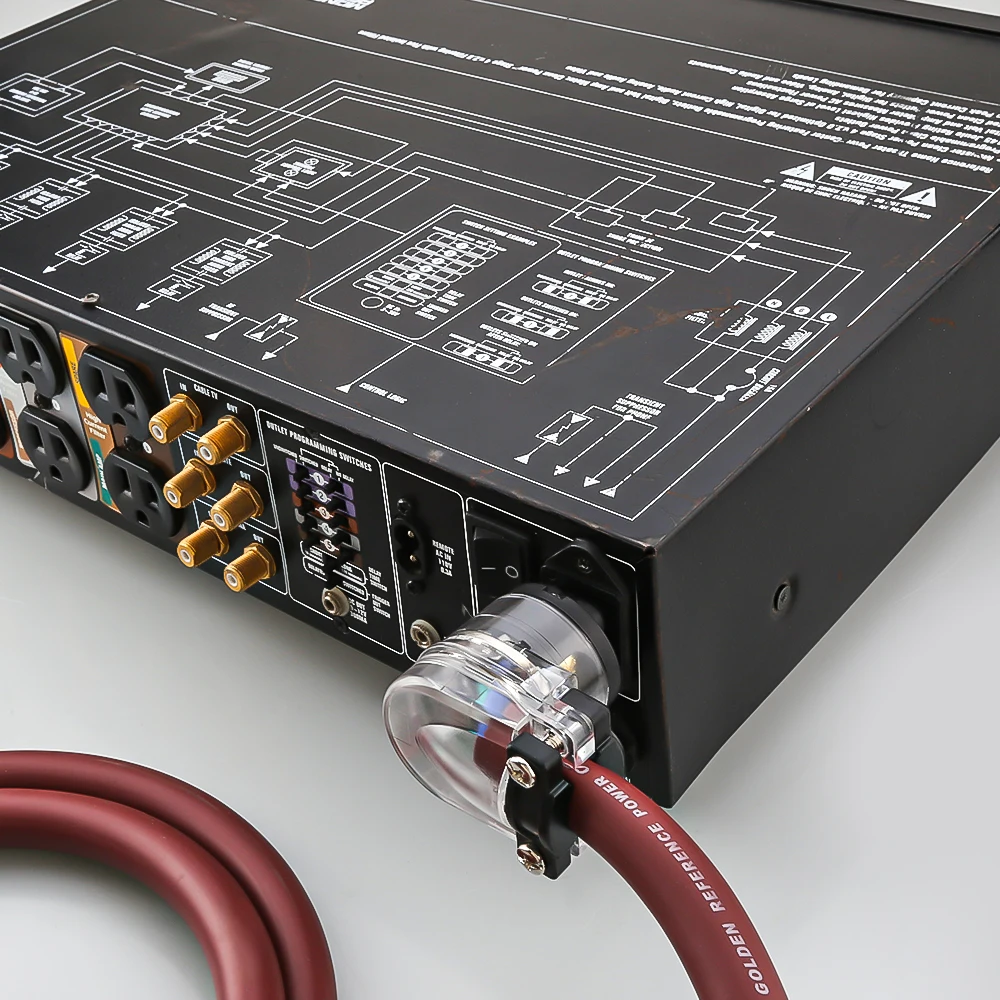 HIFI Cardas Golden Reference DIY Netzkabel 90 Grad Rechtwinklig EU/US Netzstecker IEC Buchse Stromanschluss – Detail 1