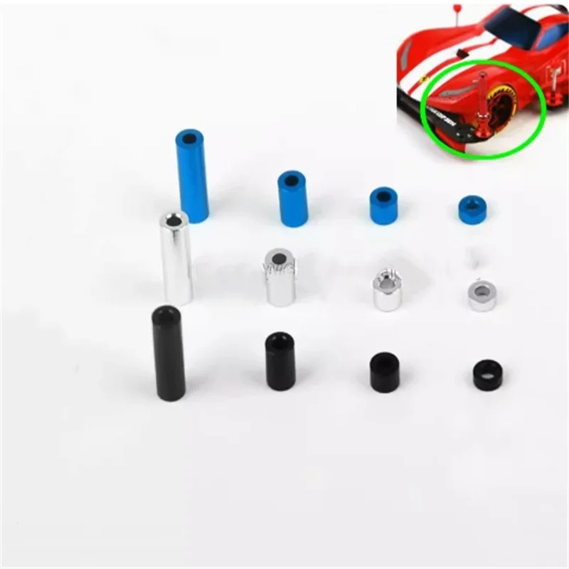 

Аксессуары для 4WD, Высококачественная легкая гальванизированная алюминиевая трубка, многоцветная 1,5/3/6/12 мм винтовая цилиндрическая втулка * 1