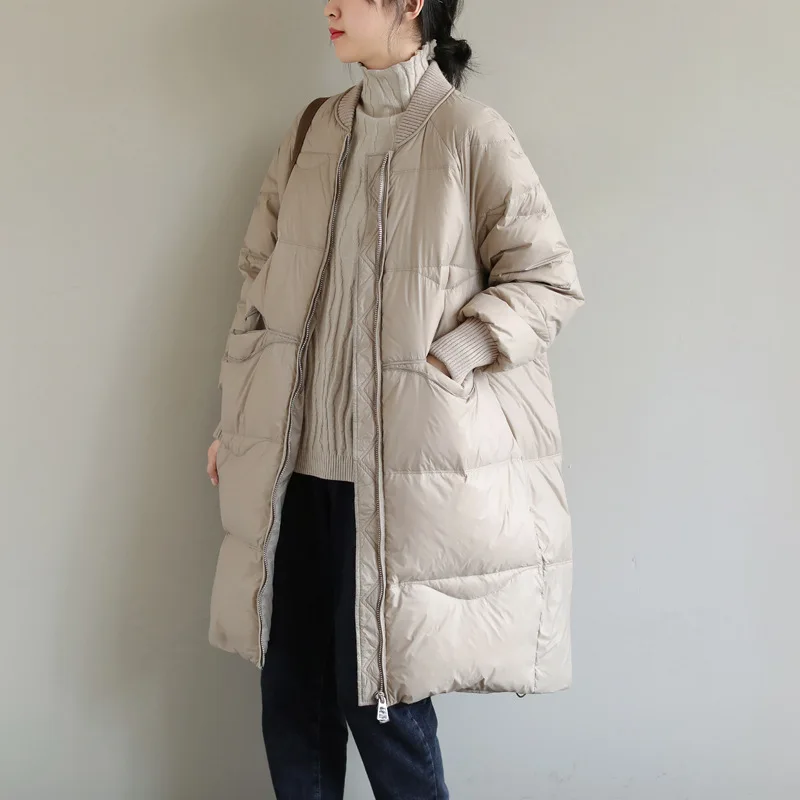 2022-new-winter-warm-thick-duck-down-jackets-women-long-coat-autumn-slim-pocket-puffer-jacket