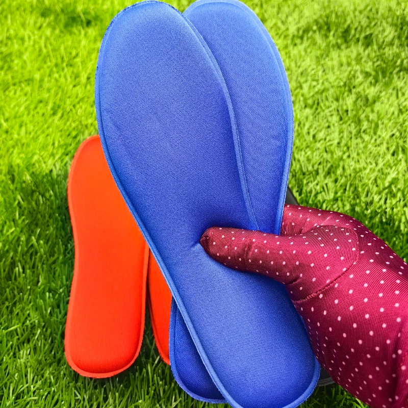 2 Pair Slow Rebound Memory Foam Insole Shoes Pad Sweat Breathable  Cushion Super Soft Insole Sweat Absorption Running Cushion