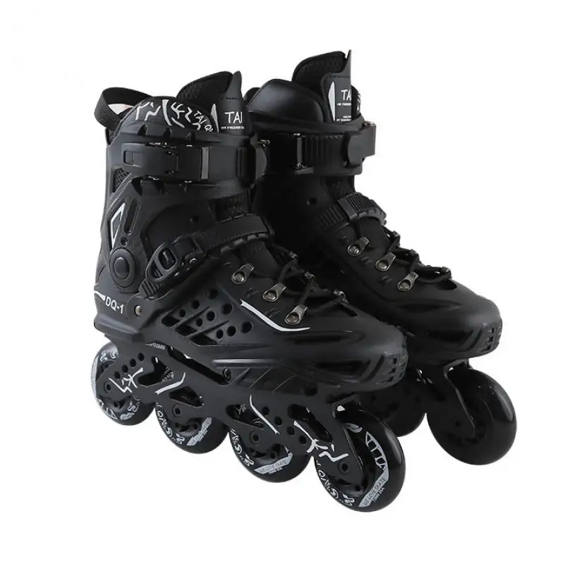Professional Inline Roller Skates Shoes Adult Men Outdoor Racing Speed Skating 4 Wheels Shoes Sliding Sneakers Size 35-46 adult roller skates