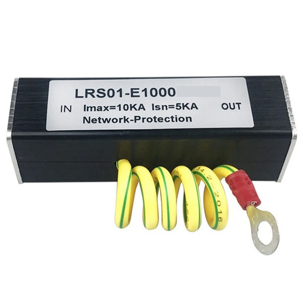 

Сетевой протектор POE 1000 м, сетевой протектор POE 1000 м для монитора камеры, стабилизатор напряжения RJ45, гигабитное устройство защиты Ethernet, блокировщик