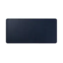 Large Royal Blue Waterproof Desk Protector Mat - PU Leather and Suede - 70cm x 35cm (G383)